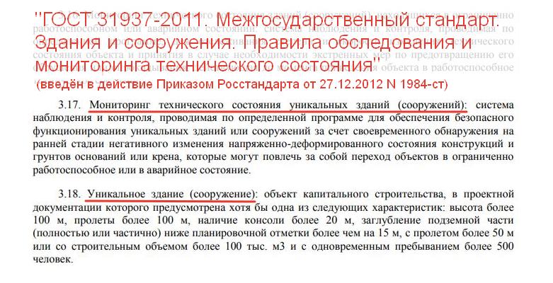 ГОСТ 31937-2011 о мониторинге технического состояния уникальных высотных зданий: обзор документации от Смис-Эксперт